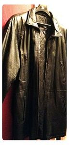 Genuine leather coat